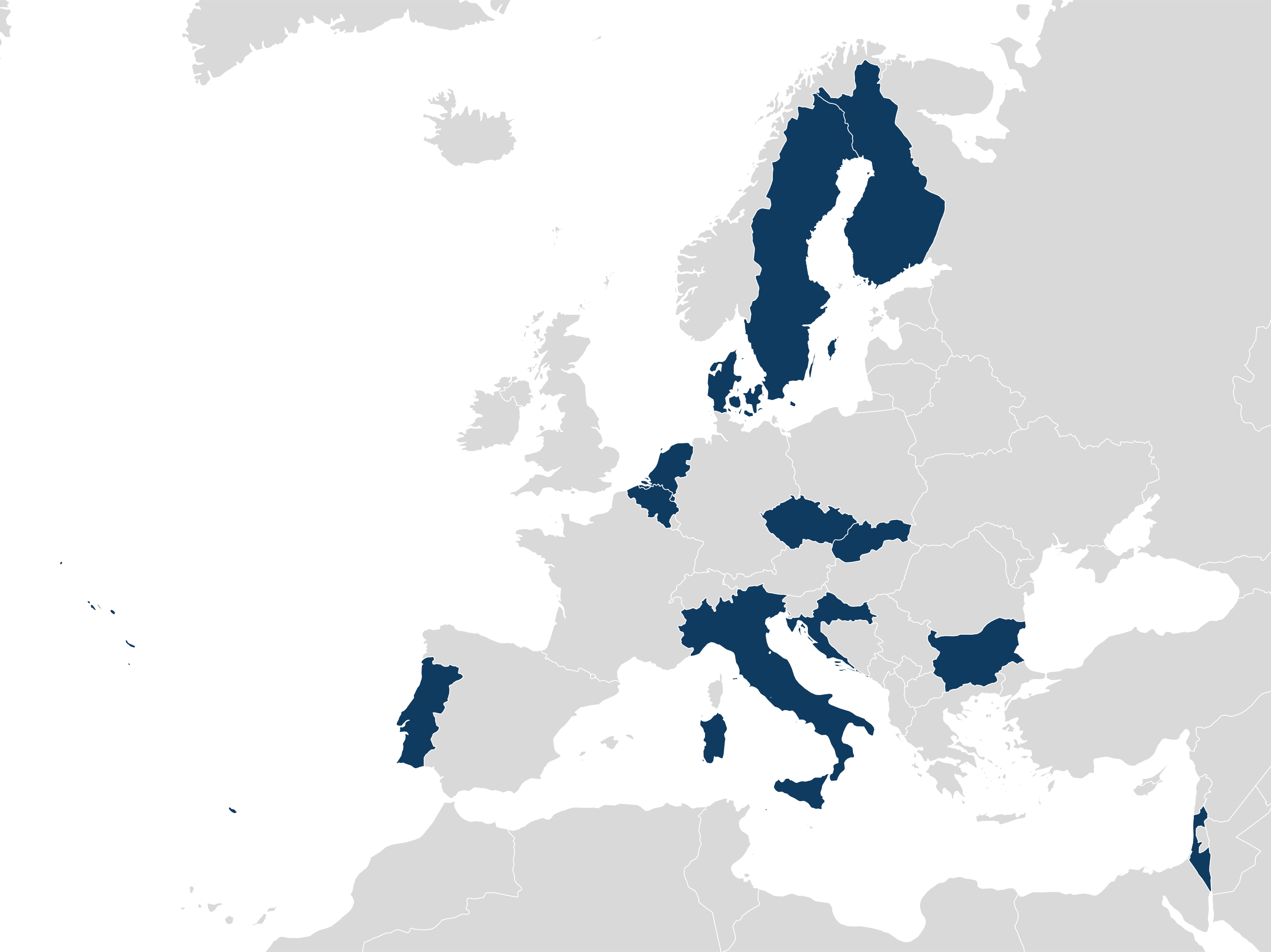 BiodivPond partner sites map